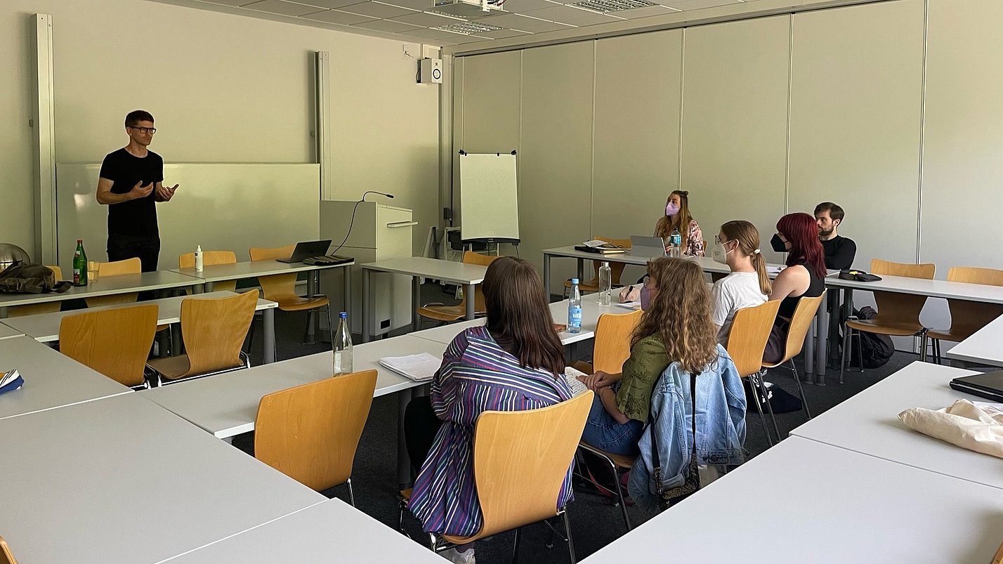 Projektseminar mit Jugendlichen.